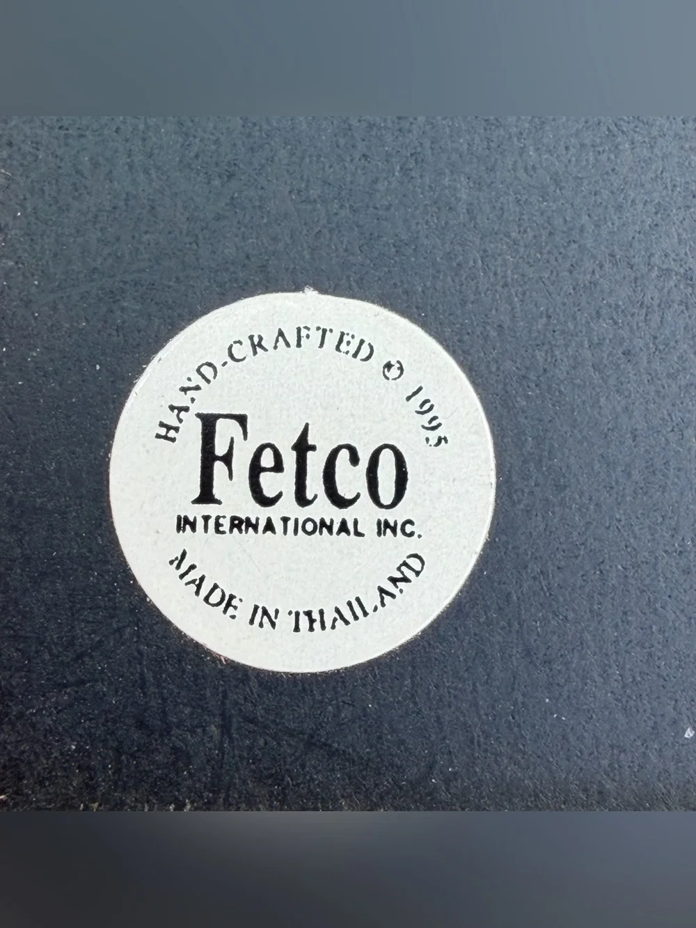 Fetco Wood Picture Frame 5x7 Laser Cut Thailand Modern Decor VTG 1995 ZIG ZAG